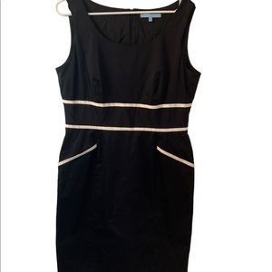 Antonio Melani Women’s Sleeveless Black & White Sheath Dress Size 12